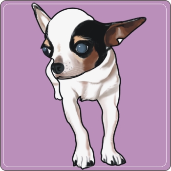 寵物Q版畫 吉娃娃Q版畫 PNP-001